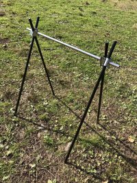 焚き火ツールハンガーを作ってみた ファミリーキャンピング