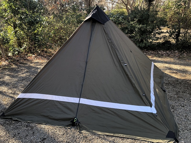 ポンパドー ビター YOKA TIPI ヨカ ティピ ワンポールテント カーボン