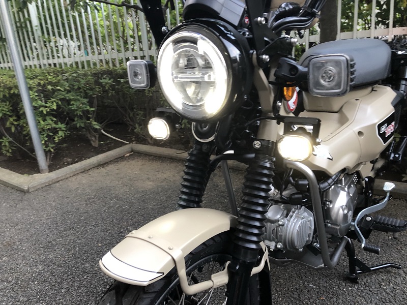 CT125 ハンターカブ フォグランプ ステー 品 - オートバイ